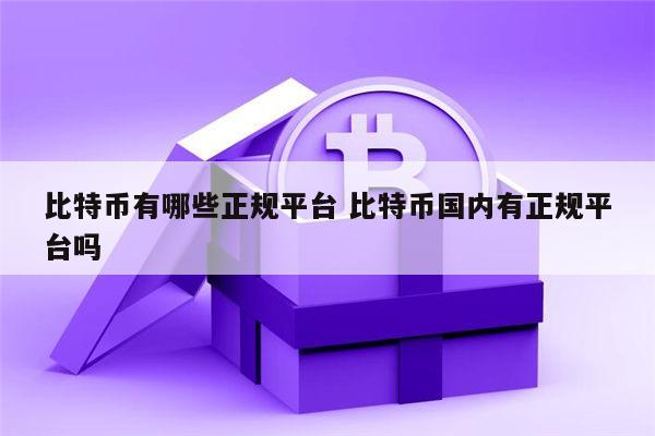 比特币有哪些正规平台 比特币国内有正规平台吗 第1张