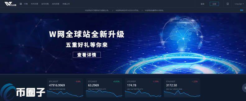WCLUB交易所可靠吗？W全球站交易所怎么样？-第1张图片-欧意下载