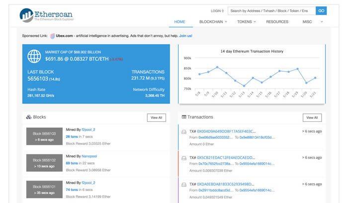 如何使用Etherscan(快递查询工具) imToken钱包使用教程-第1张图片-欧意下载